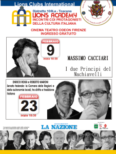 Incontro con Massimo Cacciari @ Cinema Odeon | Firenze | Toscana | Italia