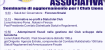 Lions Toscana, seminario sulla fiscalità associativa