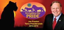 Lions Club International, il saluto di Joe Preston