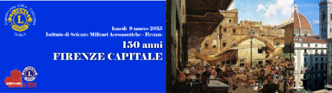Lions, evento per i 150 anni di Firenze Capitale