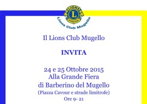 Lions in Fiera @ Barberino del Mugello | Barberino | Toscana | Italia